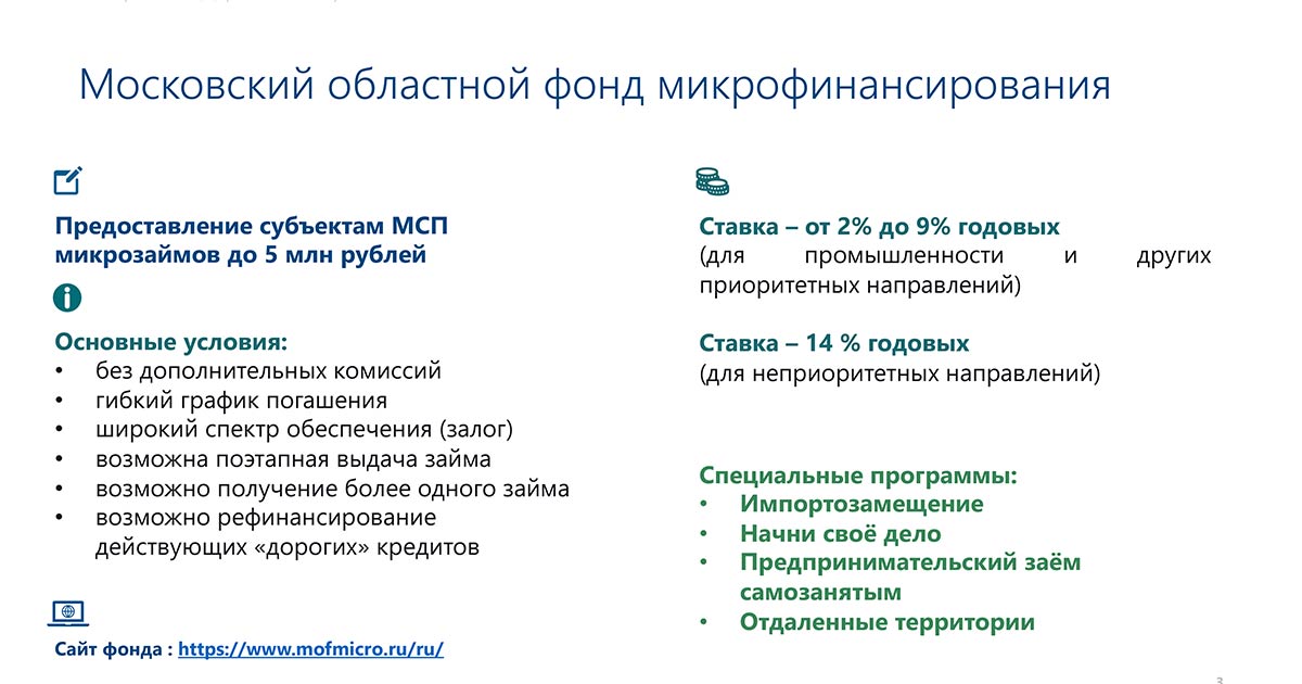 Московский областной фонд микрофинансирования