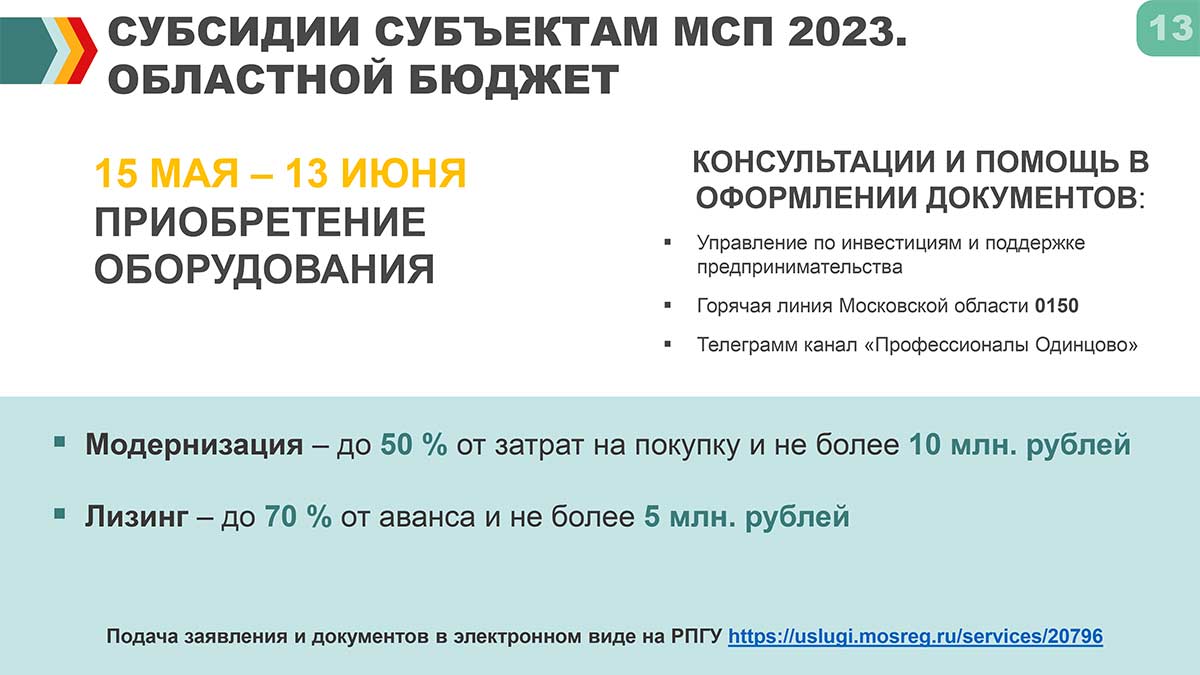 Субсидии субъектам МСП 2023. Областной бюджет
