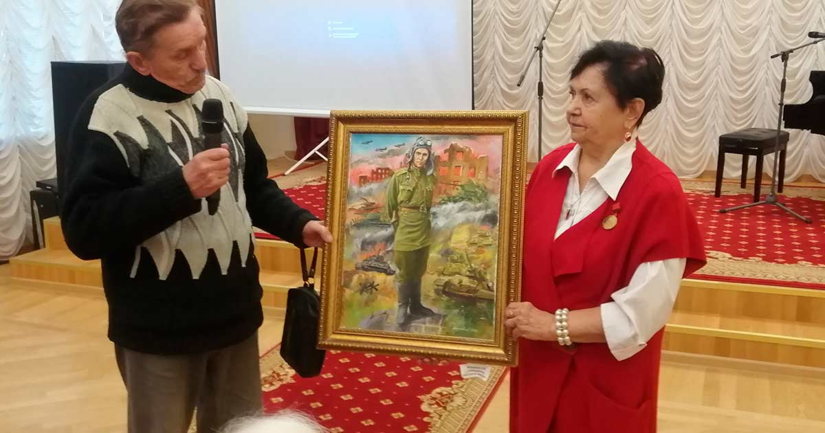 Ассоциация "Ника" поздравила жителей Власихи с Днём Защитника Отечества